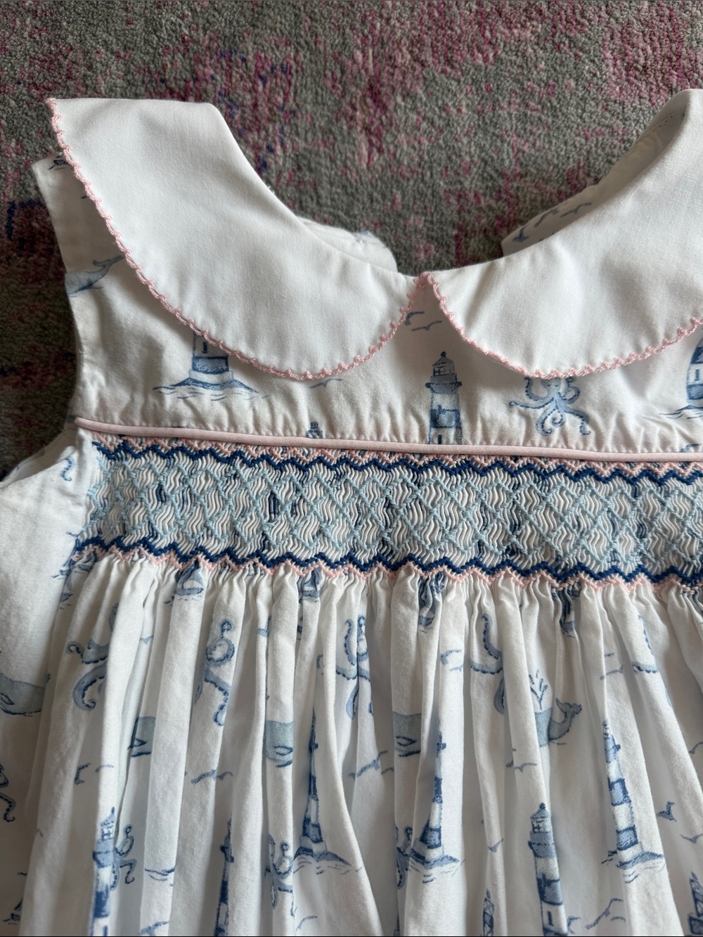 Shrimp & Grits nautical dress - Picture 2 of 4